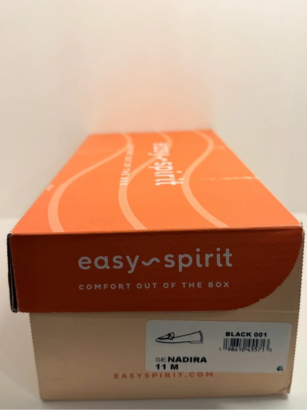 Easy Spirit Nadira Black Leather Loafers Women’s 11M NIB